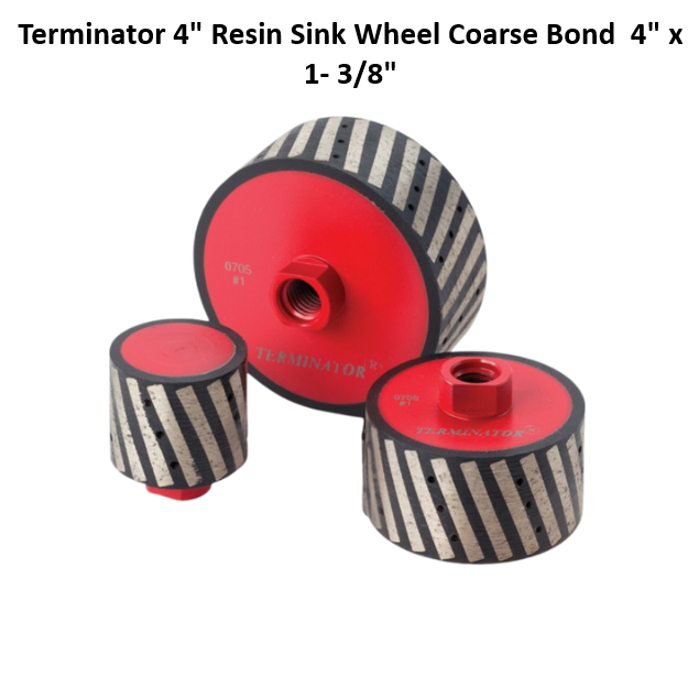 Terminator 4" Resin Sink Wheel Coarse Bond 4" x 1- 3/8"
