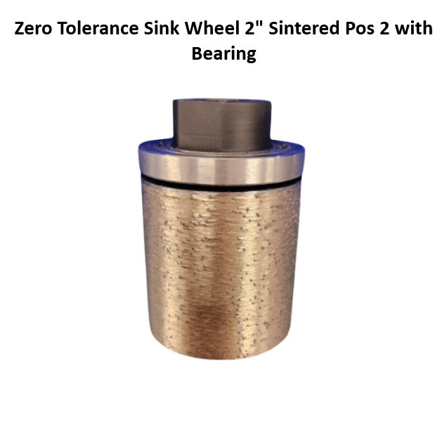 Zero Tolerance Sink Wheel 2" Sintered Pos 2 with Bearing C7CDT2B