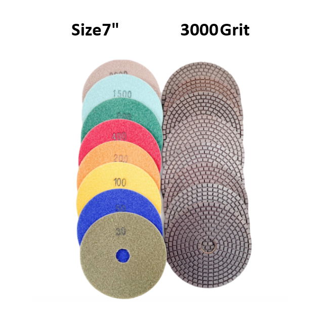 7" Wet Pad CDT 3000 Grit