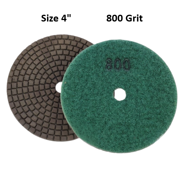 4" Wet Pad CDT 800 Grit