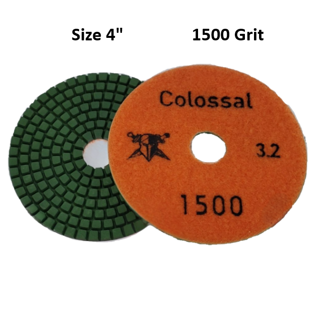 Colossal Wet Pad 3.2mm 4" 1500 Grit