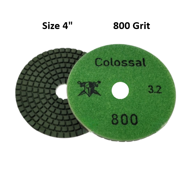 Colossal Wet Pad 3.2mm 4" 800 Grit