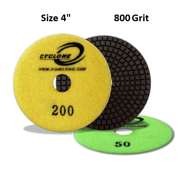 Cyclone Wet Polishing System R-Series 4" 800 Grit