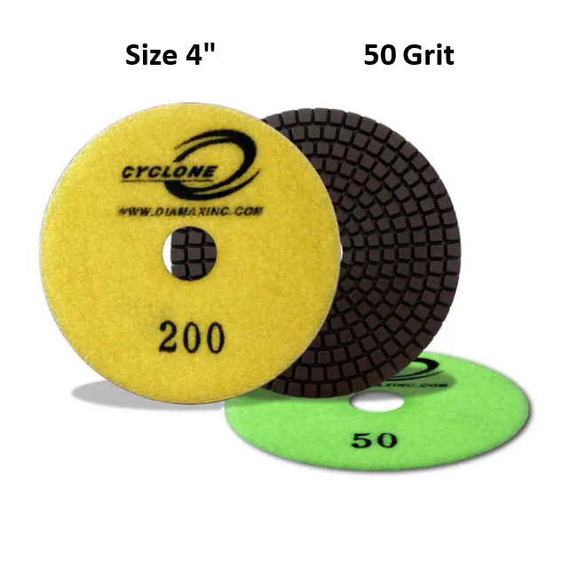 Cyclone Wet Polishing System R-Series 4" 50 Grit