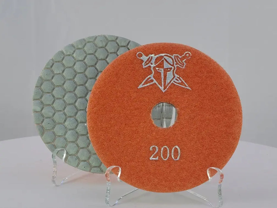 Colossal Dry Hex Pads 4" Grit 200 D2CDT4200 Colossal Diamond Tools