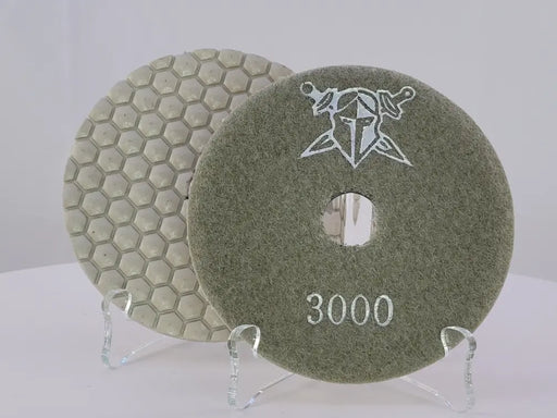 Colossal Dry Hex Pads 4" Grit 3000 D2CDT43000 Colossal Diamond Tools
