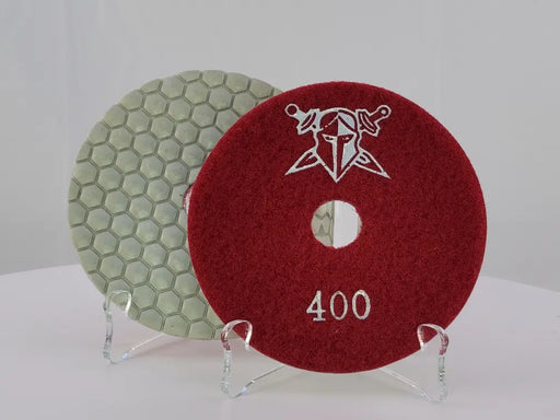 Colossal Dry Hex Pads 4" Grit 400 D2CDT4400 Colossal Diamond Tools