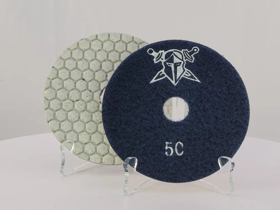 Colossal Dry Hex Pads 4" Grit 50 D2CDT450 Colossal Diamond Tools