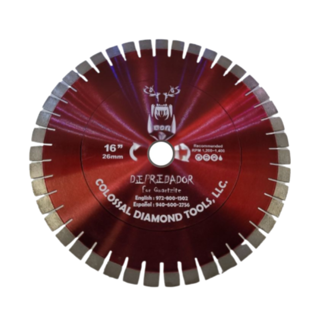 Diamond Tools CDT Red Granite/Quartzite Blade 16