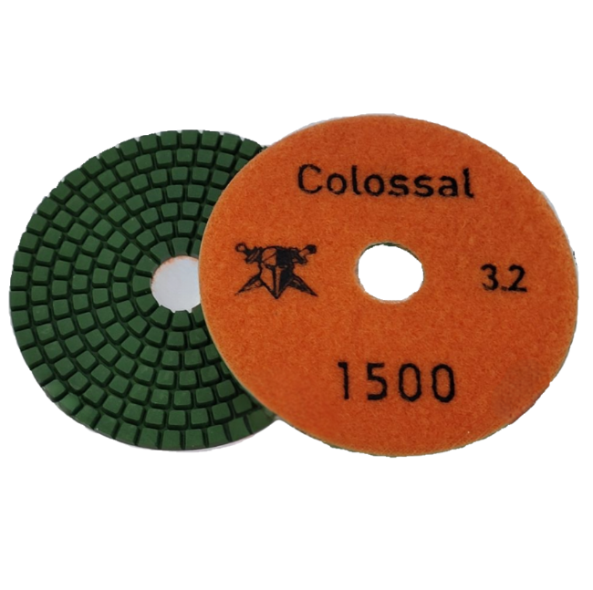 Colossal Wet Pad 3.2mm 4" 1500 Grit