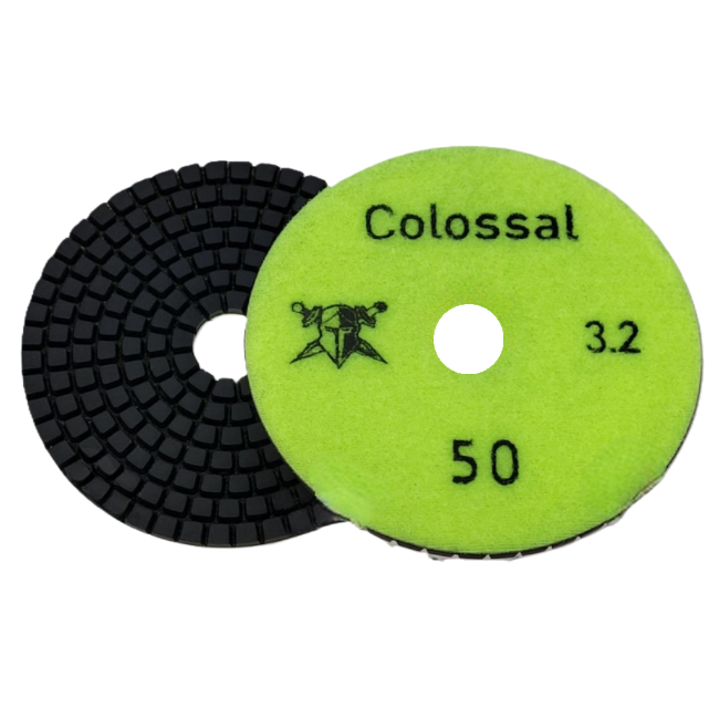 Colossal Wet Pad 3.2mm 4" 50 Grit