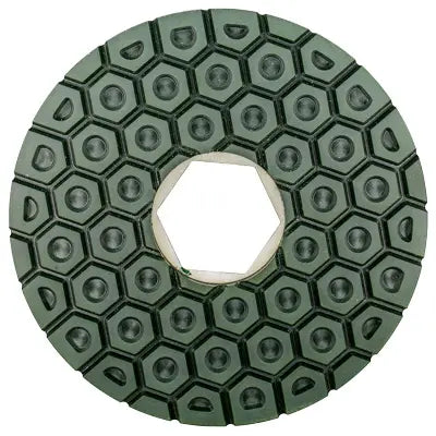 Cyclone 5" Straight Edge Wheel 1500 grit 5mm Hex Pattern E1CH51500 Colossal Diamond Tools