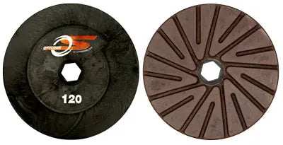Cyclone S 5" Hybrid Straight & Profile Edge Wheel #120 Grit E2CSH120 Colossal Diamond Tools