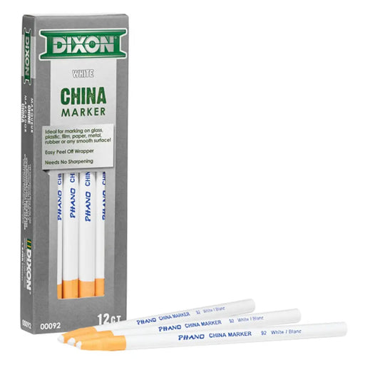 Dixon Phano China Marker - White A0DWHT Colossal Diamond Tools
