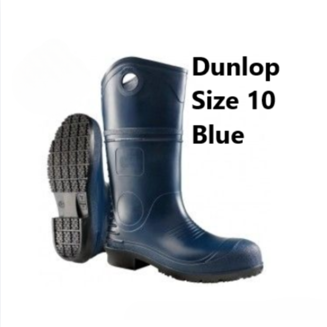 Dunlop Size 10 Steel Toe Boots Dark Blue