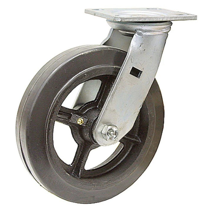 Swivel Caster 8" x 2" ALONE NO NUTS OR SCREWS
