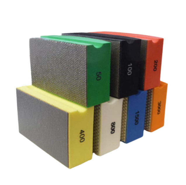 Hand Pad Black White Buff