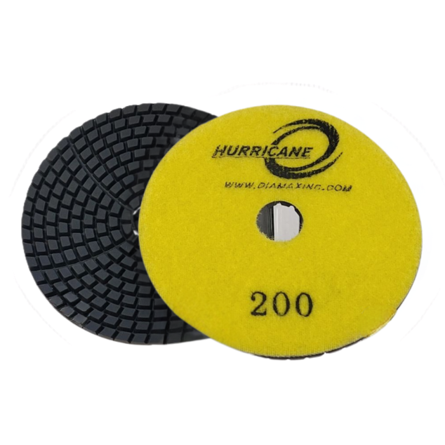 Hurricane Wet Standard Pad 4" Grit 200