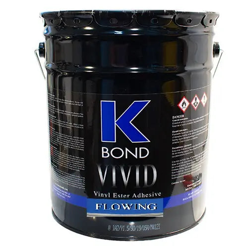 K-Bond Vivid Low Color Flowing Grade 5 Gallon Bucket G5KBAVBF Colossal Diamond Tools