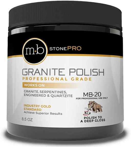 MB-20 Granite Polishing Paste 8.5 oz Q7MB20SML MB Stone Care