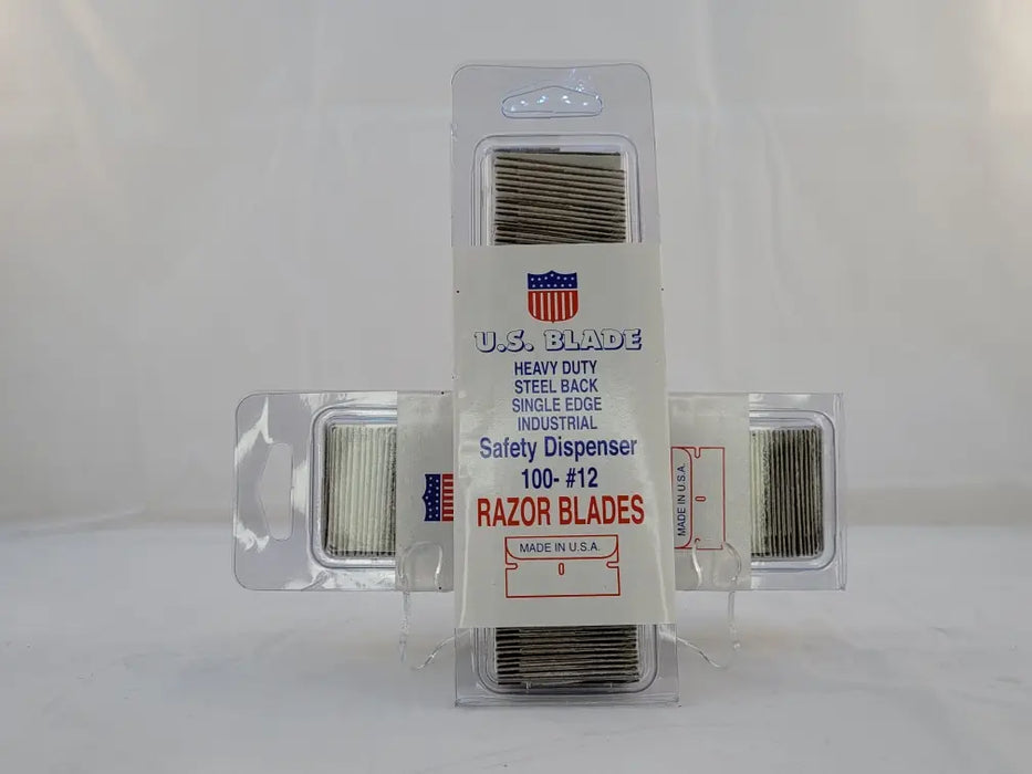 Razor Blade Single Edge #12 100 Pak Clam Shell A0R12CS Colossal Diamond Tools