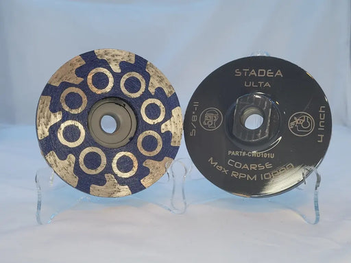 Stadea 4" Coarse Circle Resin Filled Cup Wheel C2STC Colossal Diamond Tools