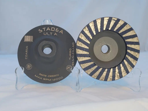 Stadea 4" Coarse Turbo Resin Filled Cup Wheel C2STTURC Colossal Diamond Tools