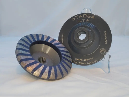 Stadea 4" Convex Coarse Resin Filled Cup Wheel C2STCONC Colossal Diamond Tools