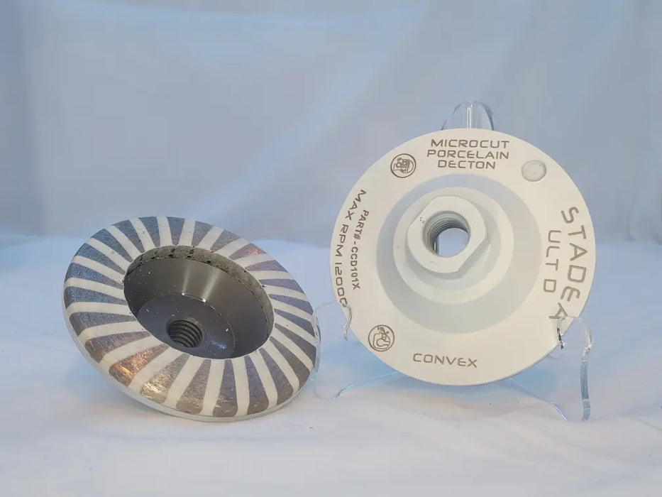 Stadea 4" Convex Micro Cut Resin Filled Cup Wheel Dekton C0SCD Colossal Diamond Tools
