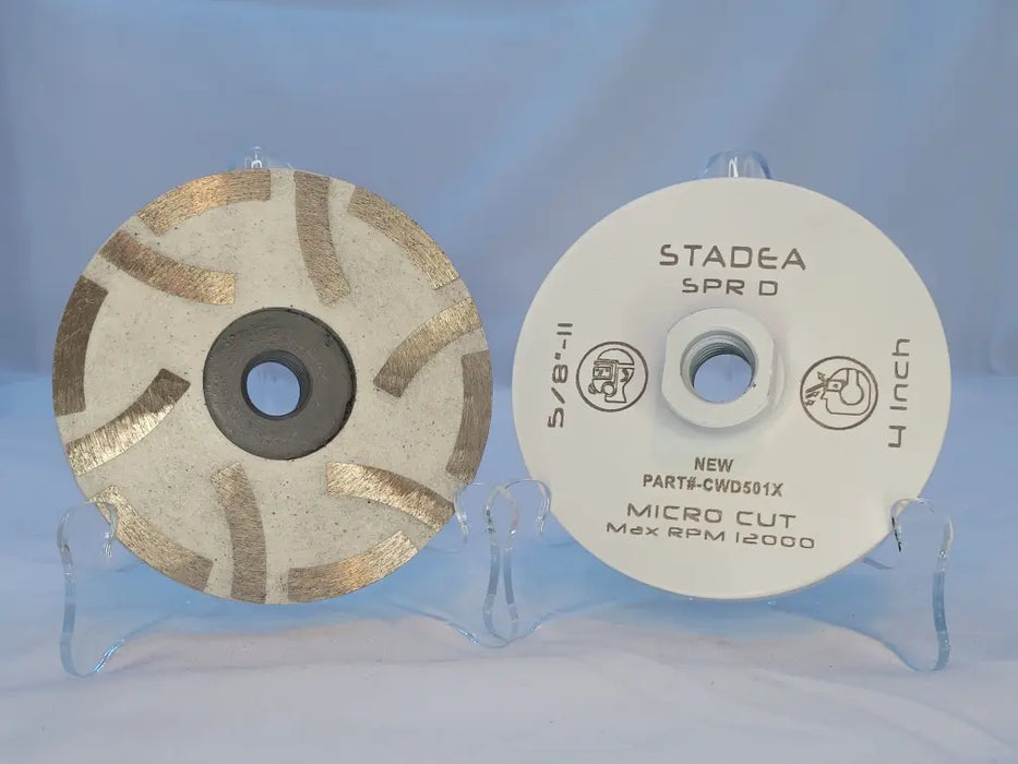 Stadea 4" Micro Cut Resin Filled Cup Wheel Dekton C0SD Colossal Diamond Tools