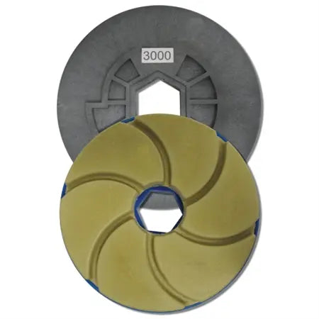 Tenax 6" Snail Lock Bullnose Quartz Automated Edge Polishing Wheel Grit 3000 E1T63000 Tenax