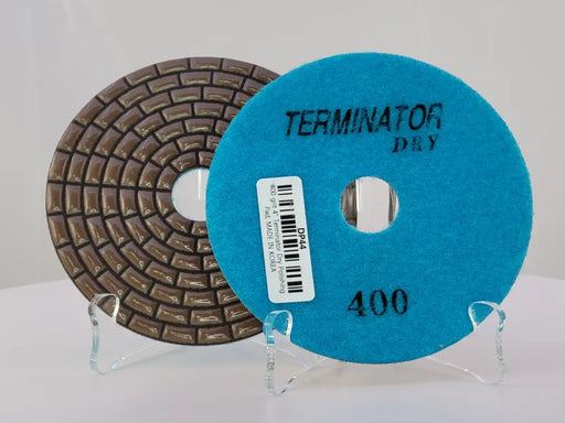 Terminator Dry Pad 4" 400 Grit D2T4400 TERMINATOR®