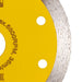 Side angle of diamond blade for marble cutting