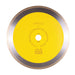 A diamond blade with yellow and black color scheme, designed for cutting marble and other natural stones.