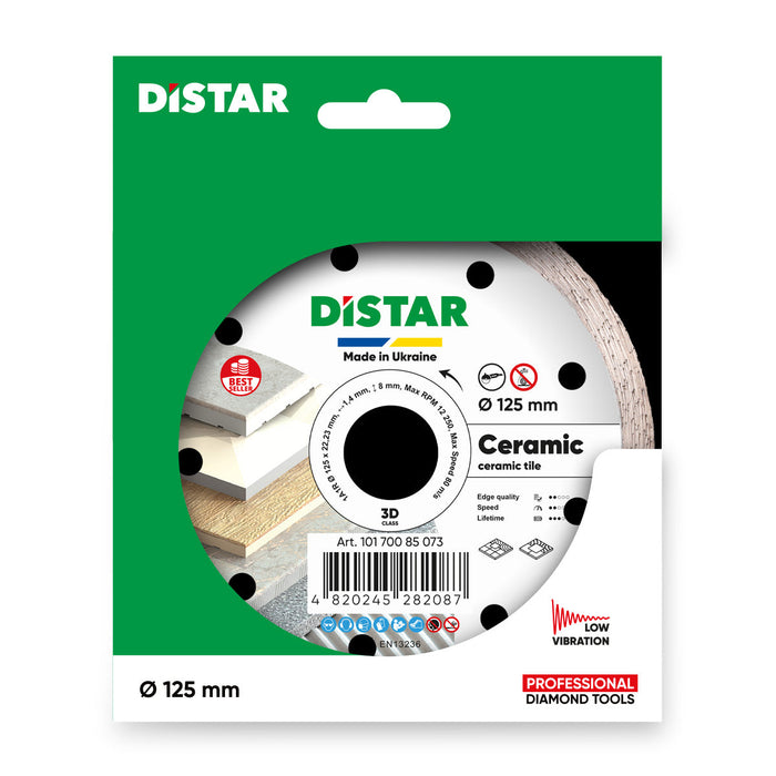 DISTAR 4.5 to 5 inch diamond blade for ceramic and porcelain gres cutting