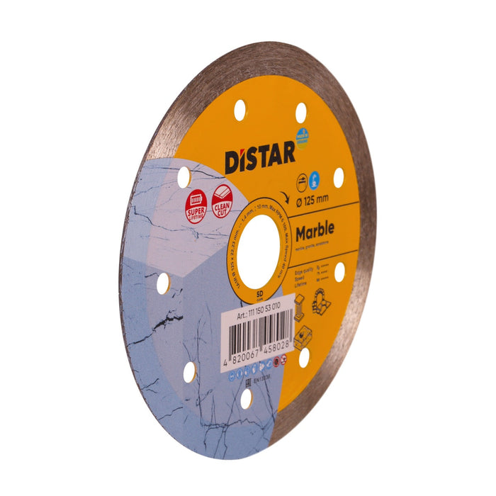Side angle of diamond blade for marble cutting