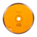 A diamond blade with yellow and black color scheme, designed for cutting marble and other natural stones.
