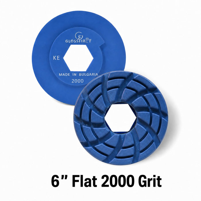 Glossfire 6" Flat 2000 Grit