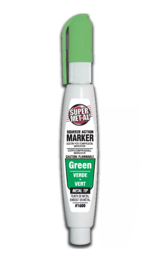 Super Metal Markers Green A0GRN